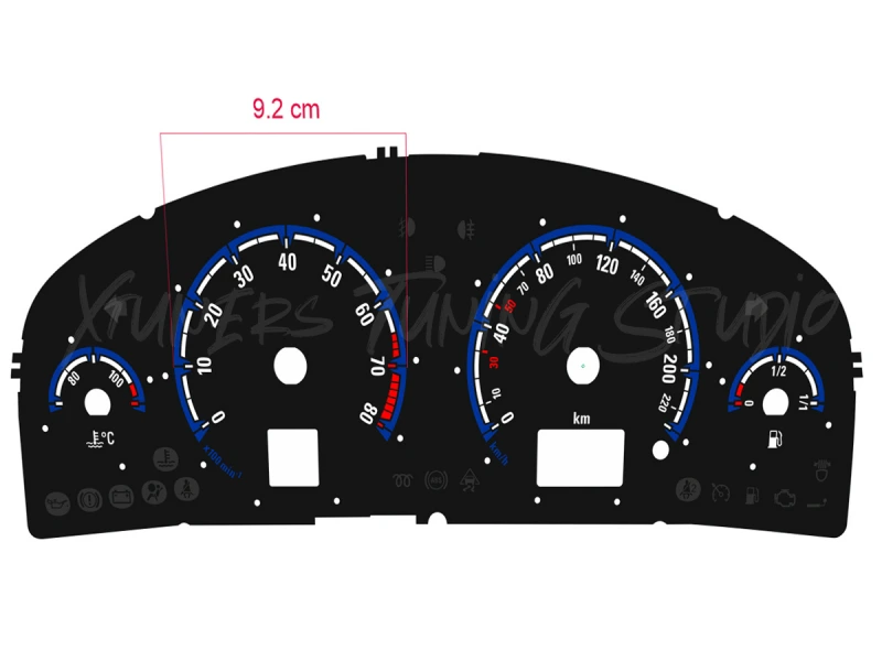 Opel | Vauxhall Vectra C, Signum vor-Facelift OPC / VXR Design Tachoscheiben