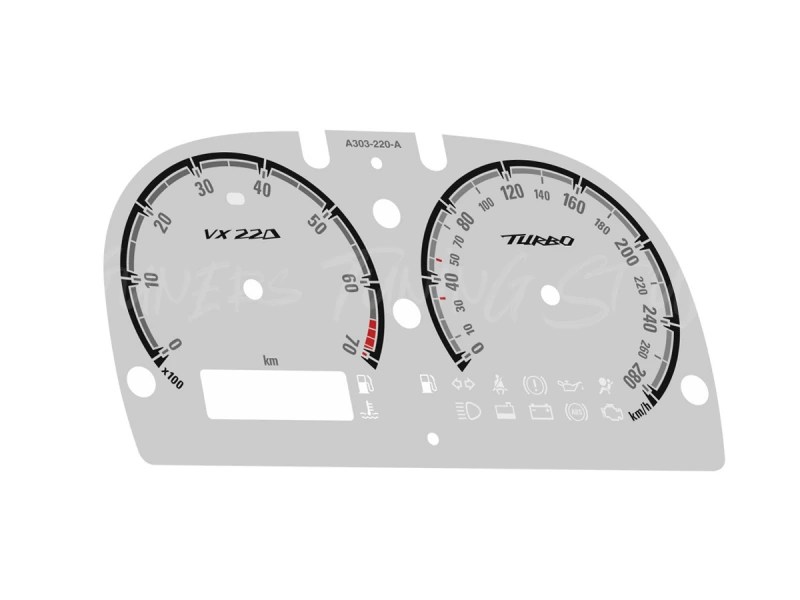 Opel | Vauxhall Speedster, VX220 dials