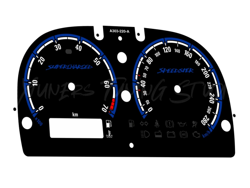 Opel | Vauxhall Speedster, VX220 plasma dials