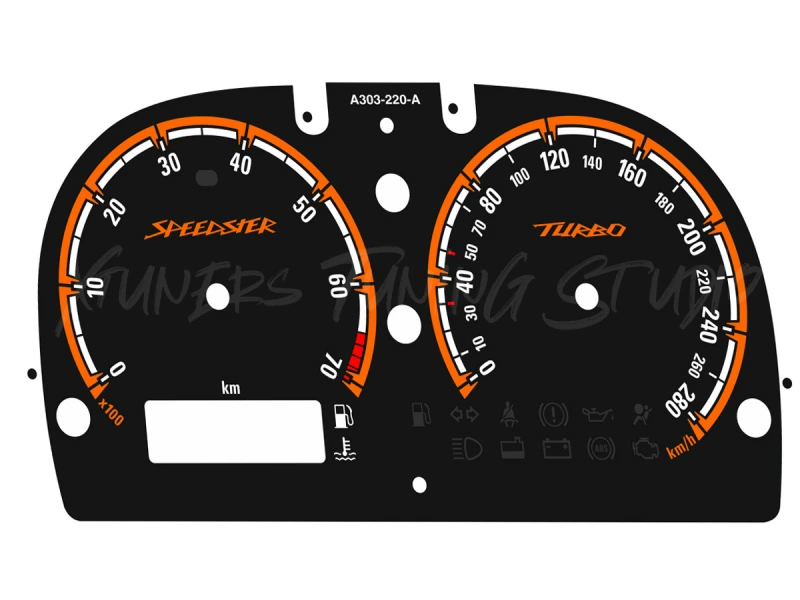 Opel | Vauxhall Speedster, VX220 plasma dials