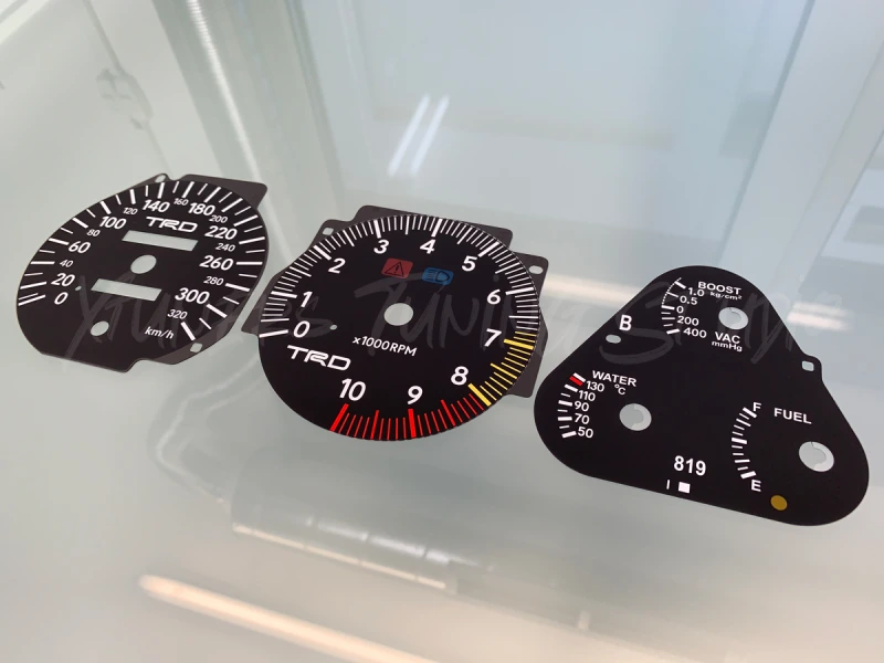 Toyota Supra MK4 Series 2 RHD TRD 320, JDM, USDM dials