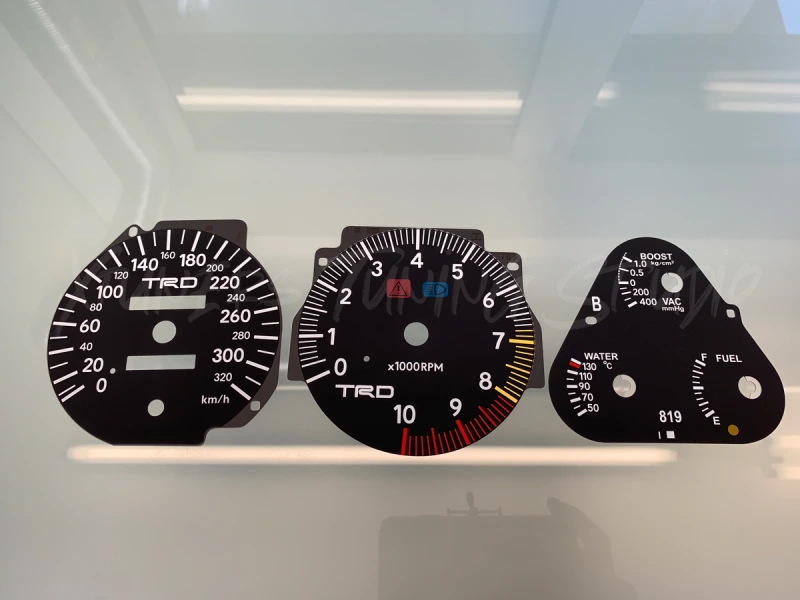 Toyota Supra MK4 Series 2 RHD TRD 320, JDM, USDM dials