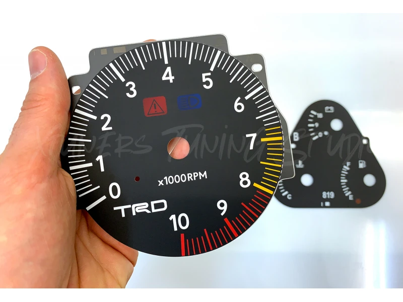 Toyota Supra MK4 Series 2 RHD TRD 320, JDM, USDM dials
