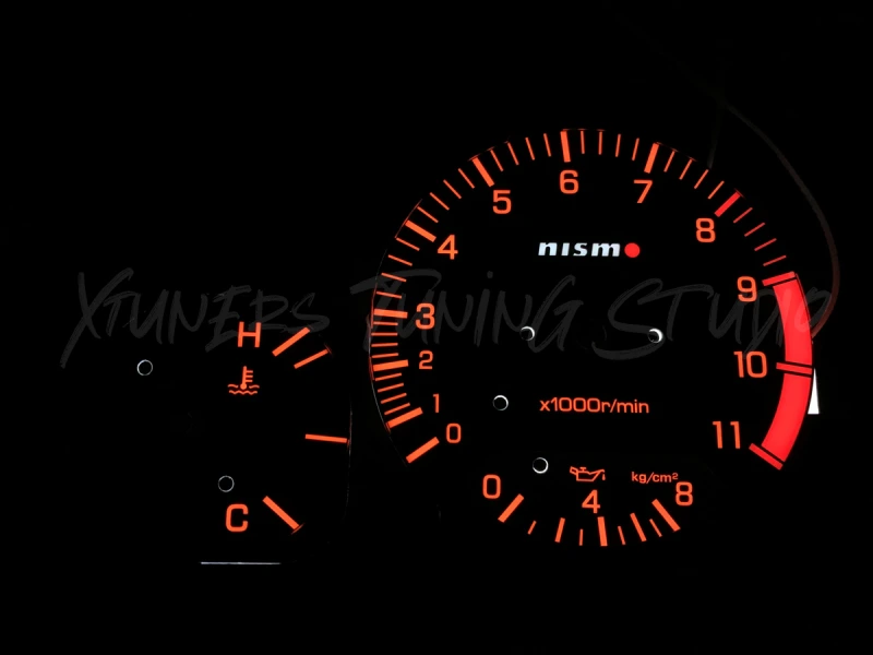 Nissan Skyline GT-R R34 NISMO design black dials