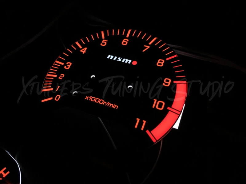 Nissan Skyline GT-R R34 NISMO design black dials