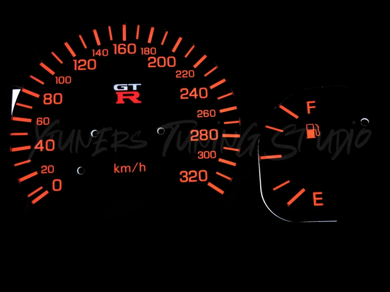 Nissan Skyline GT-R R34 NISMO design black dials