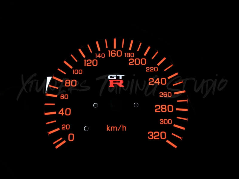 Nissan Skyline GT-R R34 NISMO design black dials