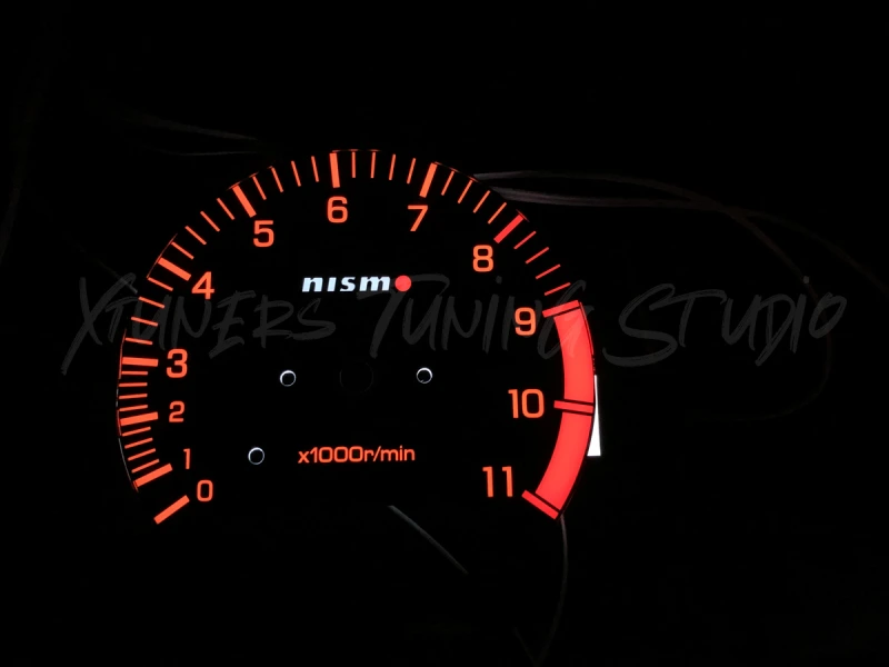 Nissan Skyline GT-R R34 NISMO design black dials
