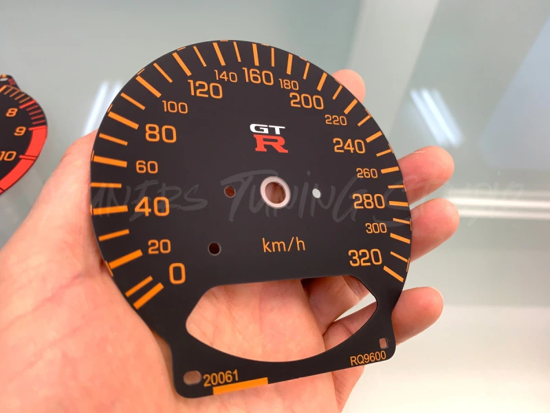 Nissan Skyline GT-R R34 NISMO design black dials