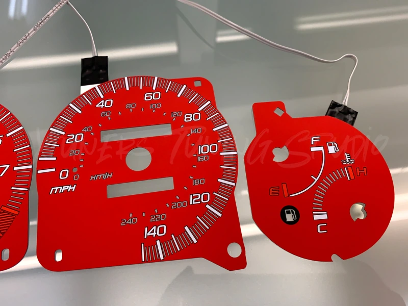 Honda CR-X Del Sol VTi USDM plasma dials