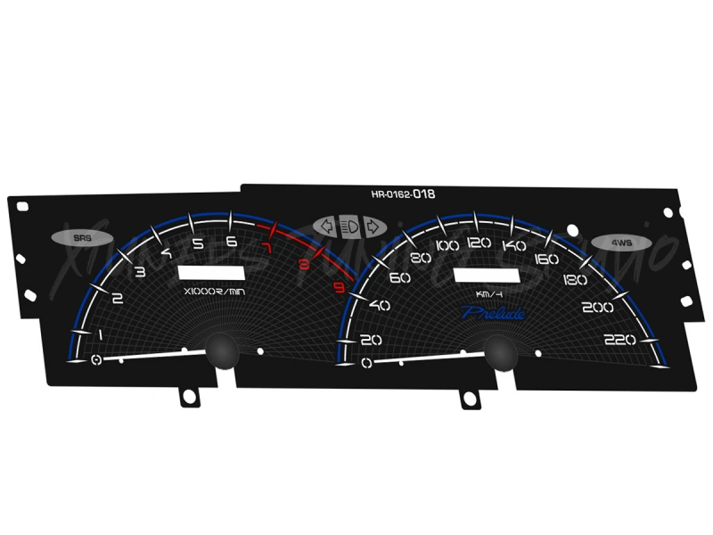 Honda Prelude 4th gen BB1-2-3-4 plasma dials