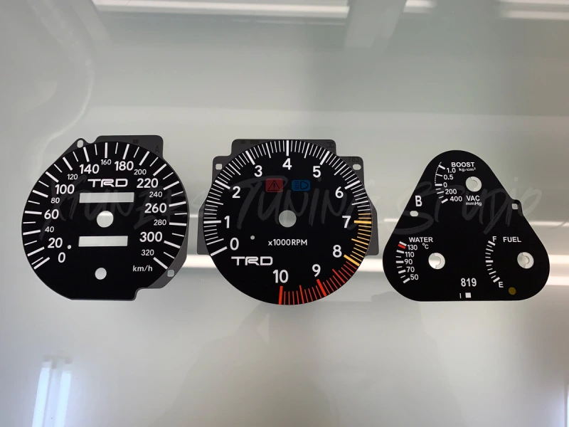 Toyota Supra MK4 Series 2 RHD TRD 320 km/h dials