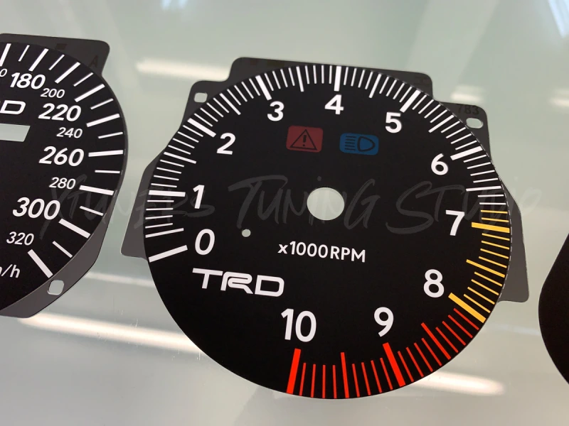 Toyota Supra MK4 Series 2 RHD TRD 320 km/h dials