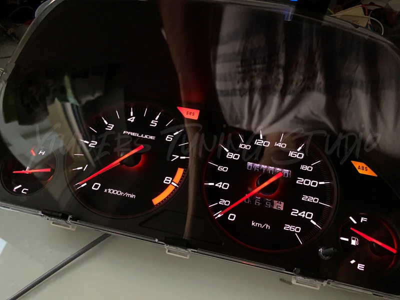 Honda Prelude 97-01 5th gen SiR Type S EDM gauge cluster