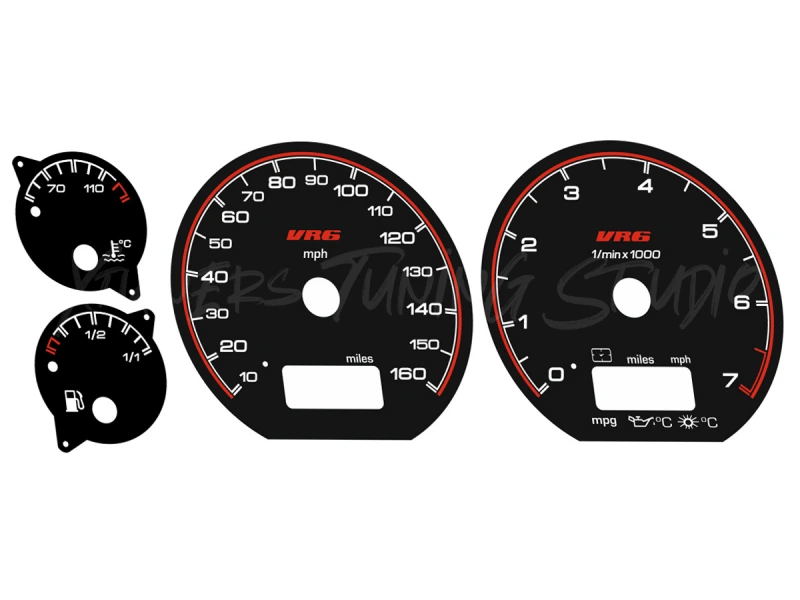 VW Golf MK3 2.8 2.9 VR6 AAA ABV dials