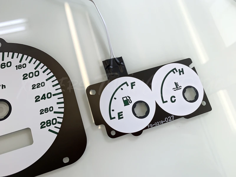 Subaru Impreza WRX STI GC8 99-01 V5, V6 - 10K, 280 km/h dials