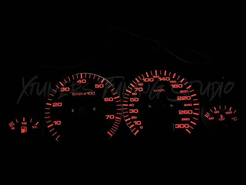 Audi C4 S6+ Plus Typ 4A, 1994–1997 300 km/h Plasma Tachoscheiben - grau