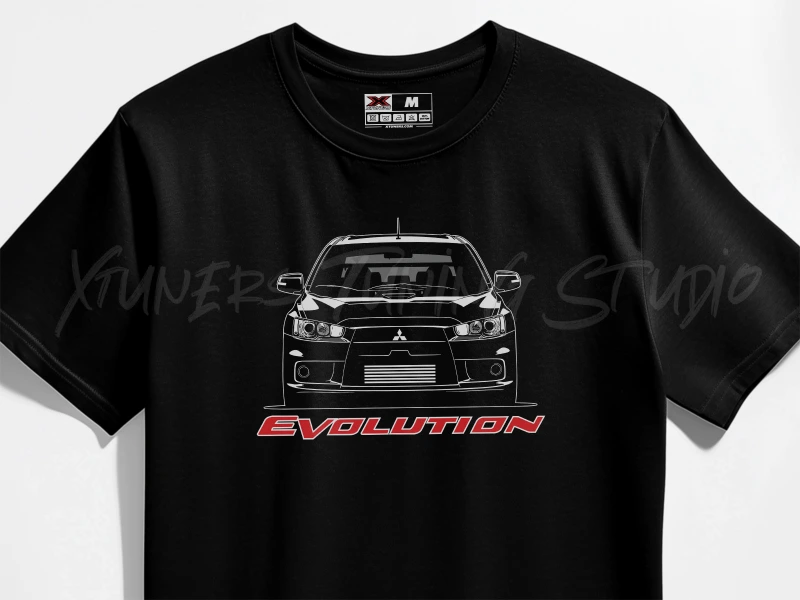 Auto- und Tuningbekleidung | Mitsubishi Lancer EVO 10 | T-Shirt oder Hoodie