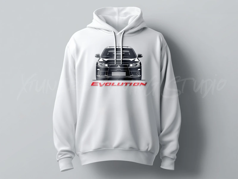 Auto- und Tuningbekleidung | Mitsubishi Lancer EVO 10 | T-Shirt oder Hoodie