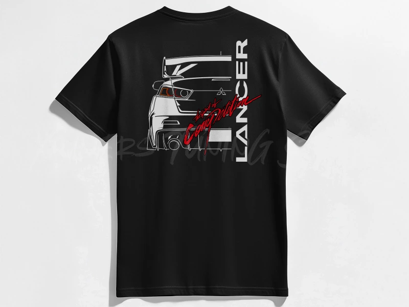Automotive Apparel | Mitsubishi Lancer EVO X The Spirit of Competition | T-shirt or Hoodie