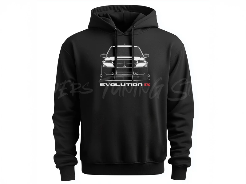 Auto- und Tuningbekleidung | Mitsubishi Lancer EVO 9 | T-Shirt oder Hoodie