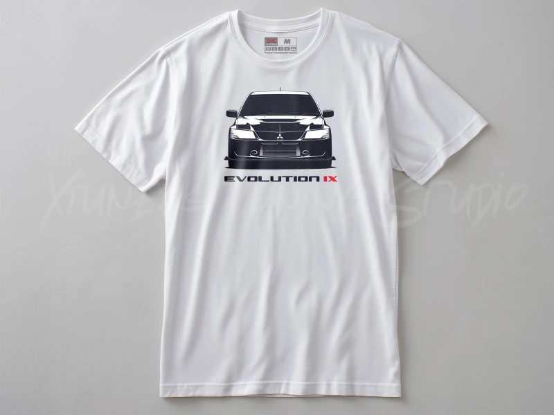 Auto- und Tuningbekleidung | Mitsubishi Lancer EVO 9 | T-Shirt oder Hoodie