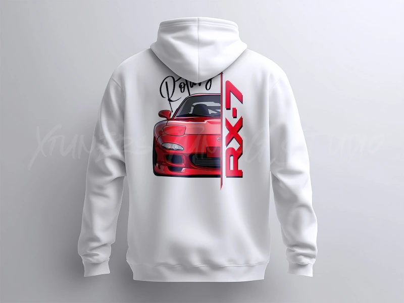 Automotive Apparel | Mazda RX-7 FD Rotary | T-shirt or Hoodie