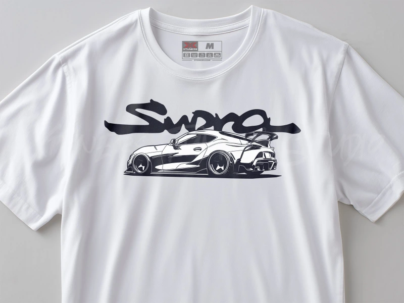 Auto- und Tuningbekleidung | Toyota Supra MK5 | T-Shirt oder Hoodie
