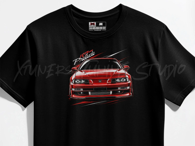 Auto- und Tuningbekleidung | Honda Prelude 4th gen | T-Shirt oder Hoodie