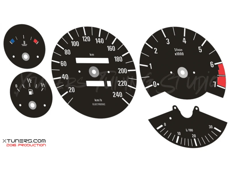BMW 3-Series E30 dials