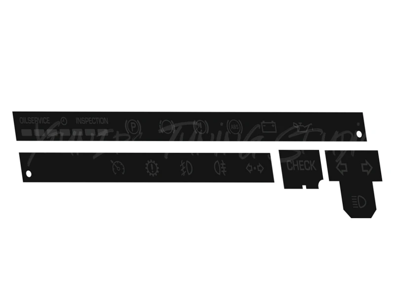 BMW 3er E30 Warnlampen Blende