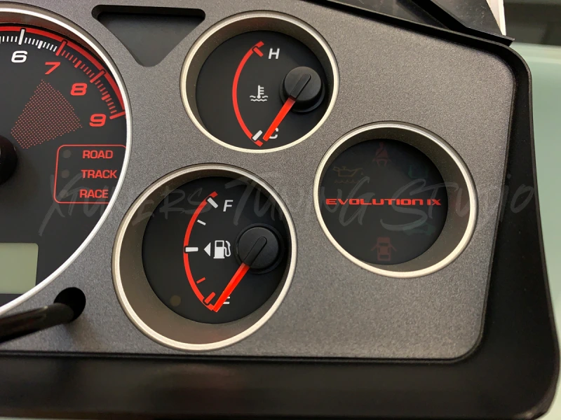 Mitsubishi Lancer EVOLUTION 7 8 9 CT9A Xtuners Edition 9K, 300 km/h Tachoscheiben + LED Umbau Kit