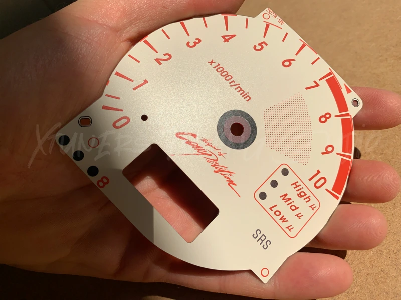 Mitsubishi Lancer EVO 7 8 9 CT9A 300 km/h Ralliart S3 design dials + LED upgrade kit