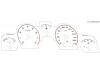 Peugeot 406 MK1 D8 Coupe Pininfarina dials