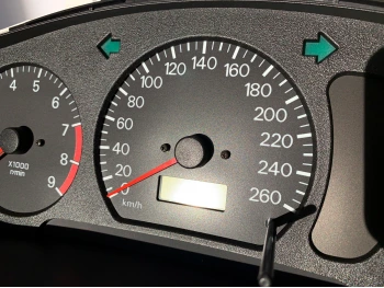 Mitsubishi Lancer EVO 5-6 RS2 260 km/h gauge cluster