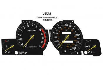 Honda Prelude 97-01 5th gen SiR Type S 13K dials