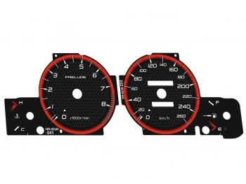 Honda Prelude 97-01 5th gen honeycomb dials