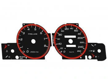 Honda Prelude 97-01 5th gen honeycomb dials