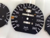Mercedes E-Class W124 E500 dials