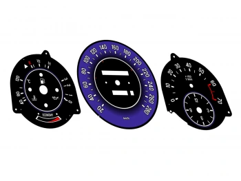 Mercedes SL R109, SLC C107 plasma dials