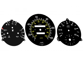 Mercedes W123 VDO dials