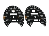 Mercedes W126 | C126 420 SEL, SEC, SE Tachoscheiben für Reiserechner-Kombiinstrumente