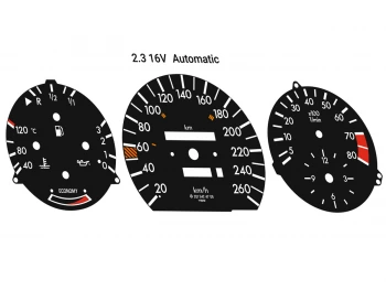 Mercedes W201 190E 2.3 16V dials