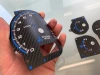 Mitsubishi Lancer EVO 9 CT9A 180 MPH carbon dials + LED upgrade kit