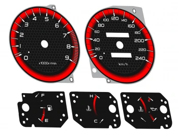 Mitsubishi Eclipse 2G ( DSM ) RS GS Spyder GS-T GSX dials