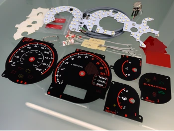 Mitsubishi Lancer EVOLUTION 7 8 9 CT9A Xtuners Edition 10K dials + LED upgrade kit