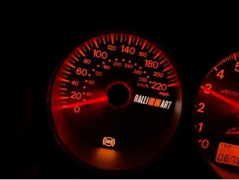Mitsubishi Lancer EVOLUTION 7 8 9 CT9A UK Ralliart 200 MPH gauge cluster