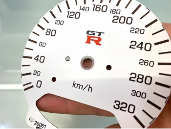Nissan Skyline GT-R R34 NISMO design white dials