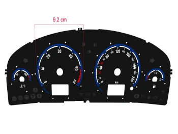 Opel | Vauxhall Vectra C, Signum pre-facelift OPC / VXR design dials 