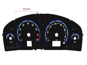 Opel | Vauxhall Vectra C, Signum pre-facelift OPC / VXR design dials 